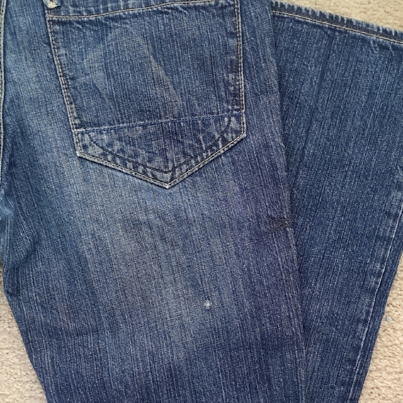Gap 1969 Men's Distressed Low Rise Bootcut Distressed Denim Jeans 32x32 - Picture 14 of 15